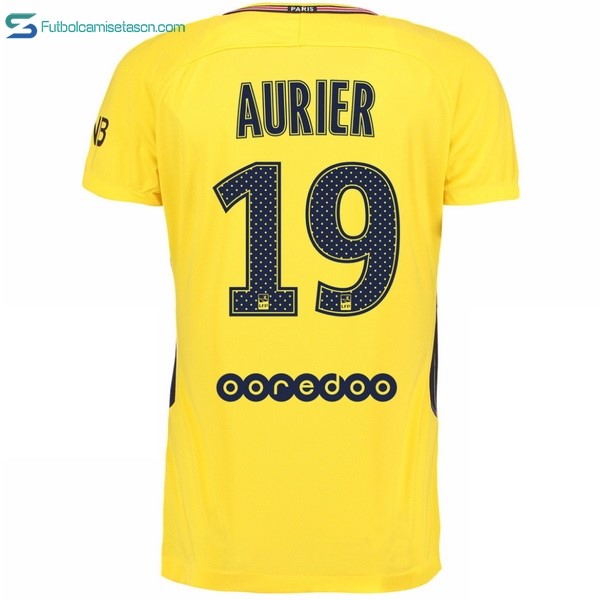 Camiseta Paris Saint Germain 2ª Aurier 2017/18